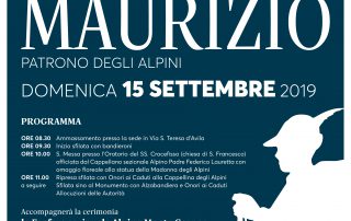 I Nostri Anniversari - San Maurizio – 15 settembre 2019