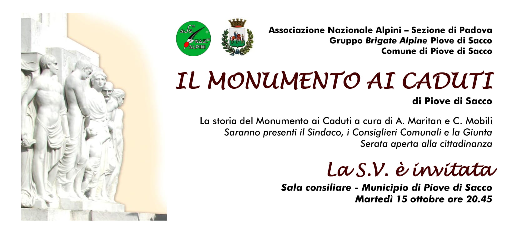 Il monumento ai caduti