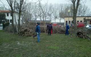 24 Marzo 2018 - Manutenzione del verde presso la Sede